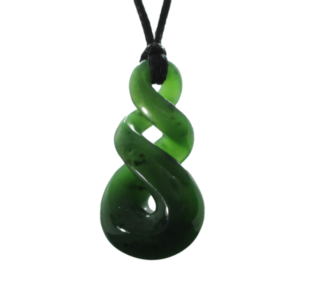 NZ Greenstone Double Twist 40mm-twist-Westland Greenstone