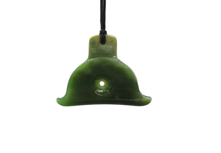 NZ Greenstone Shepherds Whistle 45mm-freeform-Westland Greenstone