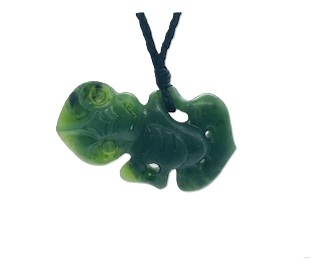 Pounamu Tiki 48mm-pendant-Westland Greenstone